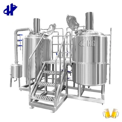 ビール工場の機械
